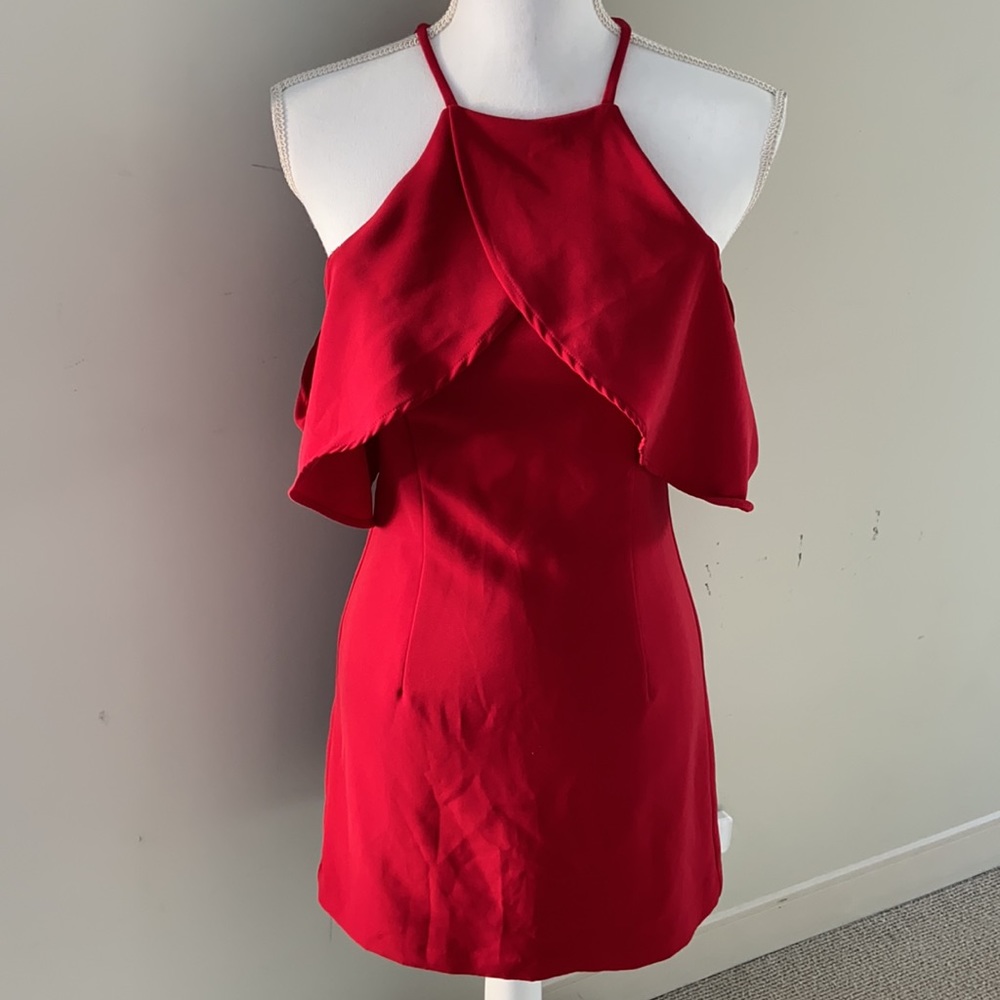 Bardot Cold Shoulder Dress